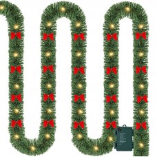 Lighted Christmas Garland