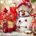 16 Pcs Christmas Gift Bows with 16 Pcs Gift Tags