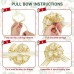 16 Pcs Christmas Gift Bows with 16 Pcs Gift Tags
