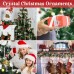 25Pcs Crystal Christmas Ornaments