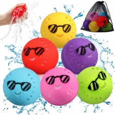 6 Pcs Reusable Water Balloons