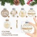 20 Pack Farmhouse Christmas Ornaments